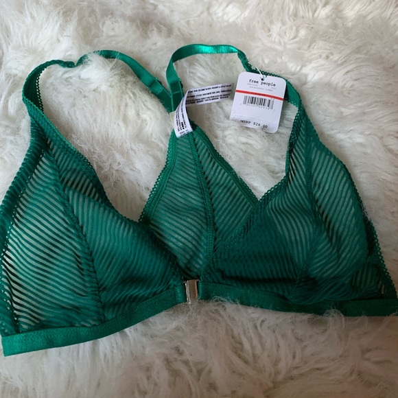 Free People Green Nadia bralette size xs, new with tags - Picture 7 of 7